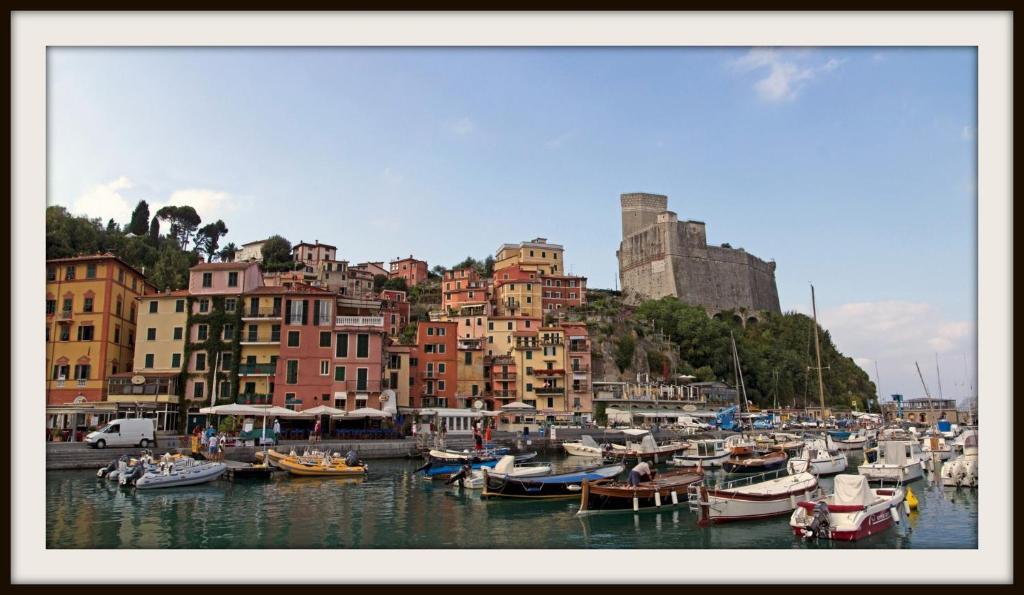 Hotel Del Golfo Lerici Rum bild